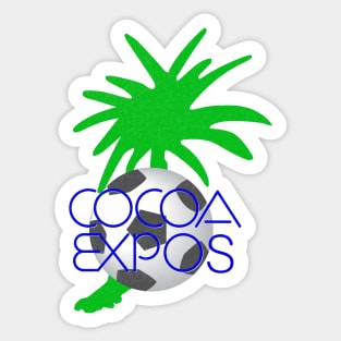 Defunct Cocoa Expos Soccer 1993 Sticker